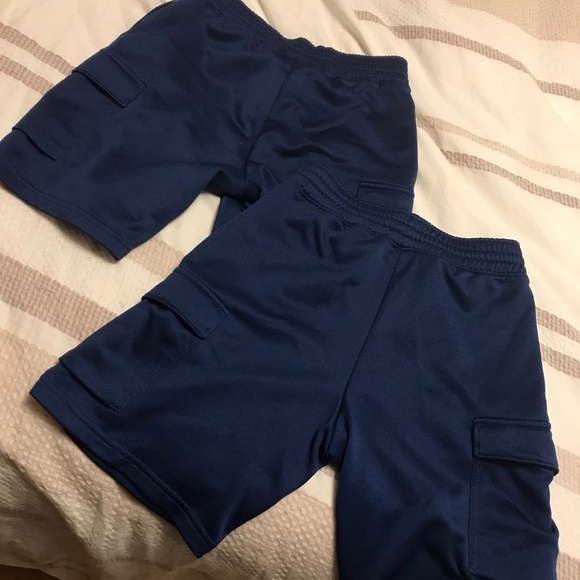 2 pairs of Old Navy Active Blue Shorts - Large (10/12) - Picture 3 of 5